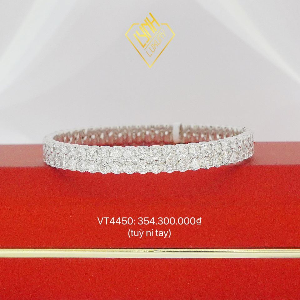 VÒNG TAY KIM CƯƠNG LYNH VT4450