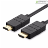 Cáp HDMI 2m đầu xoay 180 độ hỗ trợ full HD 4Kx2K chính hãng Ugreen 10126 cao cấp