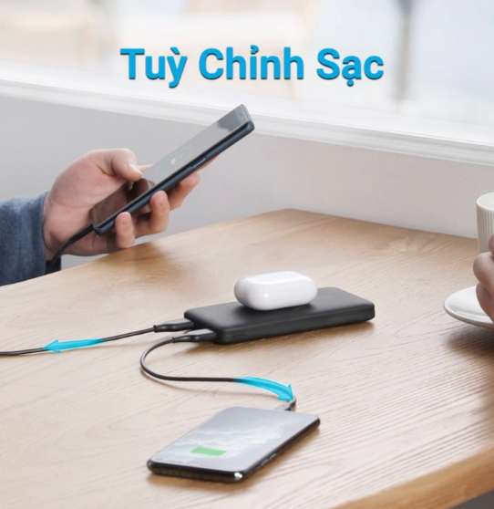 PIN SẠC DỰ PHÒNG KHÔNG DÂY ANKER WIRELESS POWERCORE 10.000MAH - A1615