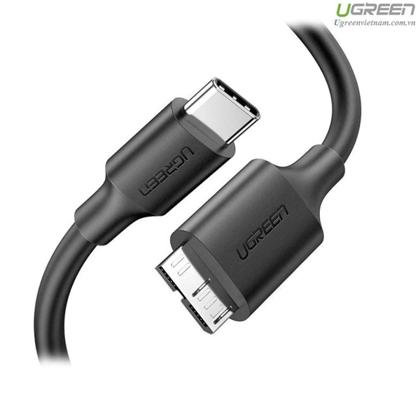 Cáp chuyển đổi USB type-C to Micro USB 3.0 dài 1m chính hãng Ugreen 20103 cao cấp