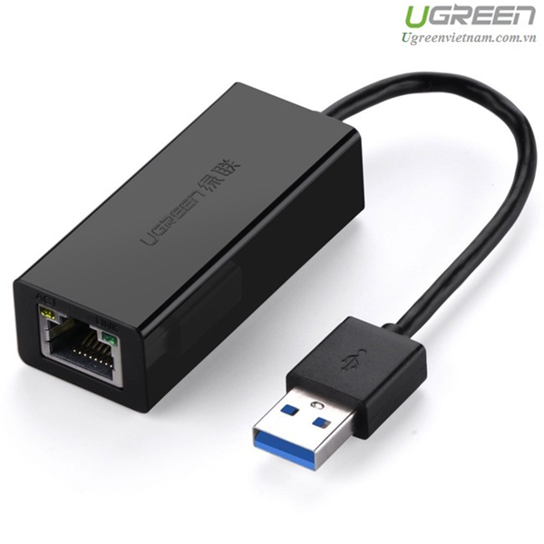 Bộ chia 3 cổng USB 2.0 kèm cổng mạng Ethernet 10/100Mbps Ugreen 20264