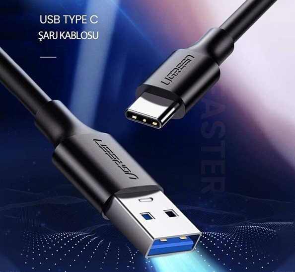 Cáp USB 3.0 to USB Type-C dài 0.5m chính hãng Ugreen 20881 cao cấp