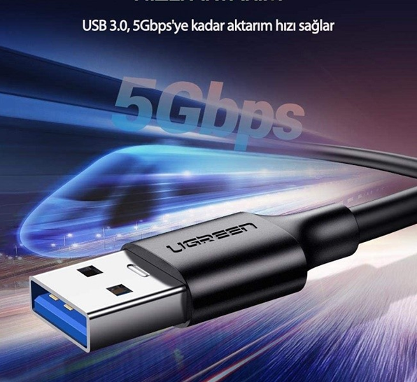 Cáp USB 3.0 to USB Type-C dài 0.5m chính hãng Ugreen 20881 cao cấp