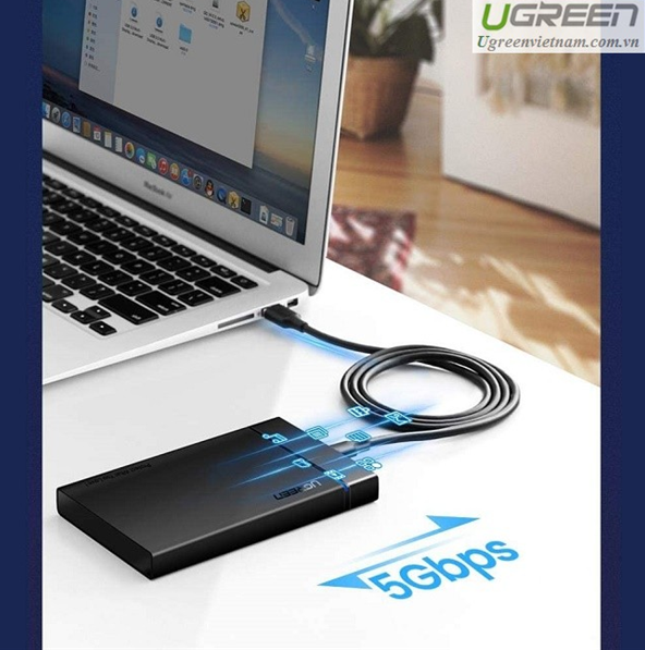 Cáp USB type C to USB 3.0 dài 1m chính hãng Ugreen 20882 cao cấp