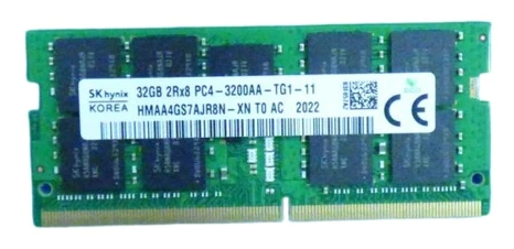 AB513039 - Dell Memory Upgrade - 32GB - 2RX8 DDR4 SODIMM 3200MHz ECC