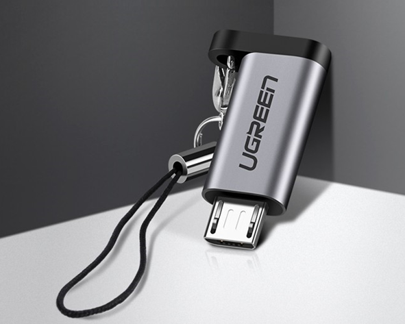 Đầu chuyển đổi Micro USB to USB type-C chính hãng Ugreen 50590 cao cấp
