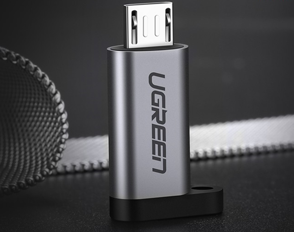 Đầu chuyển đổi Micro USB to USB type-C chính hãng Ugreen 50590 cao cấp