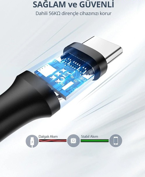 Cáp sạc, dữ liệu USB Type-A 2.0 sang USB Type-C dài 2M Ugreen 60118 cao cấp