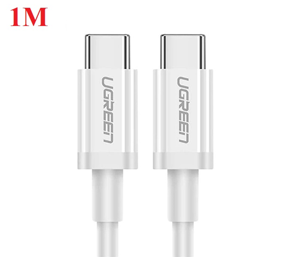 Cáp sạc, dữ liệu USB Type-C to USB Type-C dài 1M hỗ trợ PD 60W Ugreen 60518