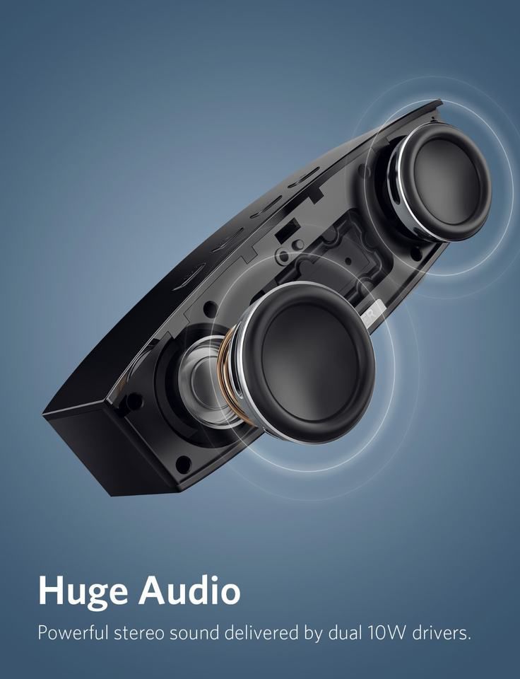 LOA BLUETOOTH ANKER PREMIUM STEREO A3143