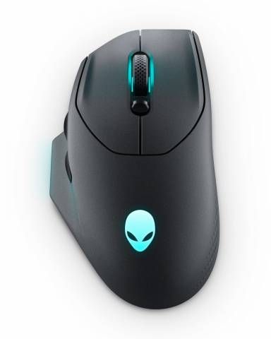 Chuột không dây Dell Alienware AW620M - Màu trắng và đen (Chính hãng)