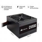 Nguồn máy tính CORSAIR CV550 - 550W - 80 Plus Bronze