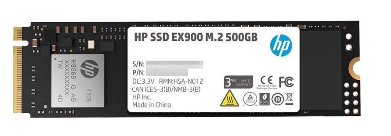 Ổ SSD HP EX900 500GB M.2 PCIe Gen3 x4 NVMe_2YY44AA