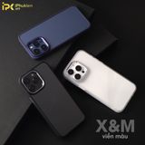  Ốp X&M viền màu cho iPhone 