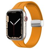  Dây silicon khoá nam châm bạc cho Apple Watch 