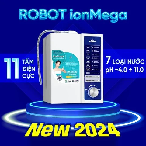 Máy lọc nước điện giải ion kiềm ROBOT ionMega 117