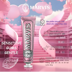 Kem đánh răng Marvis Sensitive Gums Gentle Mint 75ml