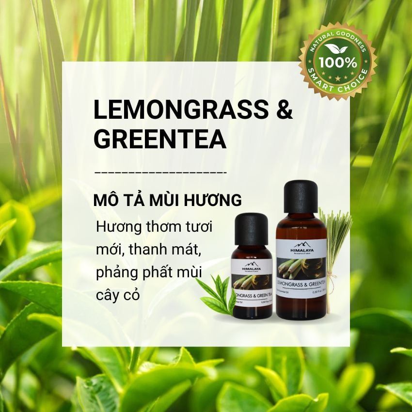 Tinh dầu Himalaya Lemongrass & Green Tea