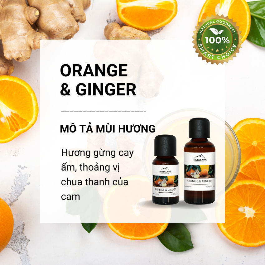 Tinh dầu Himalaya Orange & Ginger