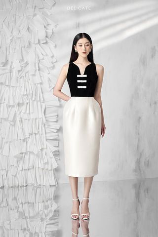 Áo Ngắn Kiểu x Chân Váy Midi DELICATE