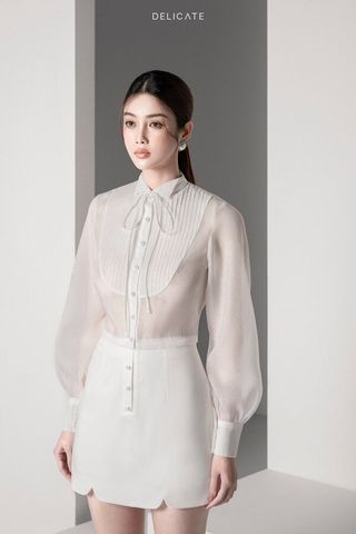 Áo Kiểu Tay Dài Voan Mỏng DELICATE