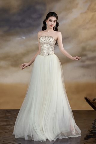 Đầm Maxi Cúp Ngực Sequin LOVELYN