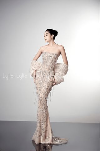 Đầm Maxi Cúp Ngực Dáng Suông Đính LYLIA