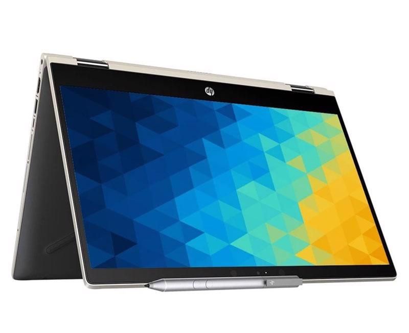 Laptop HP Pavilion x360 14-dh1137TU (8QP82PA) i3-10110U (2 x 2.10 GHz)/4GD4/256GSSD/14.0FHDT/PEN/BT4.2/3C41WHr/VÀNG/W10SL