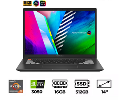 Laptop Asus VivoBook Pro 14x OLED M7400QC R5 5600H/16GB/512GB/4GB RTX3050/90Hz/Win11 (KM013W)
