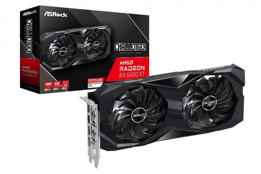 Card màn hình ASRock AMD Radeon RX 6600 XT Challenger D 8GB OC