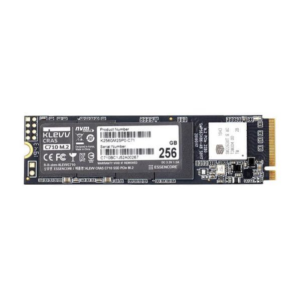 Ổ cứng SSD Klevv CRAS C710 256GB M2 NVME Gen3x4 – K256GM2SP0-C71 (Read/Write: 1,950/1,250 MB/s, TLC Nand)