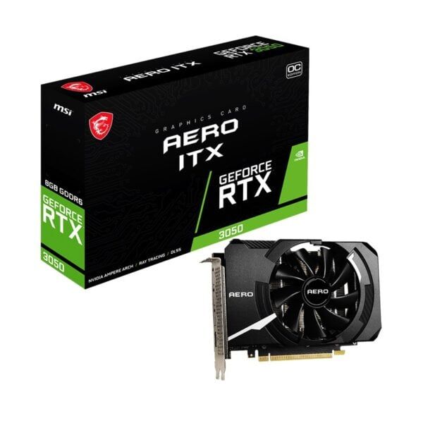 Card màn hình MSI RTX 3050 AERO ITX 8G OC