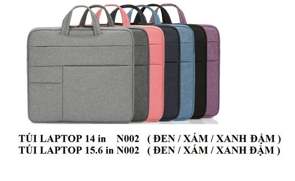 Túi chống sốc laptop14in, 15.6 in N002, n006 túi xách,màu xám