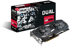 Card màn hình Asus DUAL-RX580-O4G (AMD Radeon/ 4Gb/ DDR5/ 256 Bits)