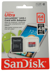 Thẻ nhớ MicroSD Sandisk 64GB Ultra Class10 (SDSDQUAN-064G-G4A)