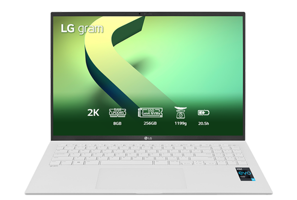 Laptop LG Gram 2022 16ZD90Q-G.AX51A5 (i5 1240P/8GB/256GB/Intel Iris Xe Graphics/16' WQXGA 99% DCI-P3/DOS)