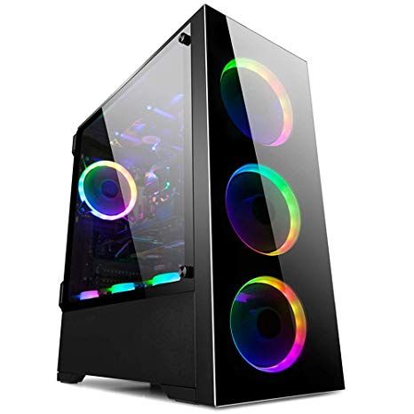 Case Golden Field Z21 (3 fans LED Rainbow)