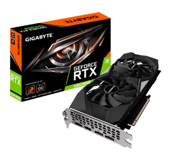 Card màn hình Gigabyte RTX 2060 SUPER WINDFORCE OC 8G (GV-N206SWF2OC-8GD)