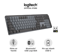 Bàn phím cơ văn phòng Logitech MX Mechanical FullSize Wireless/Bluetooth