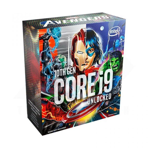 CPU Intel Core i9 10850K Avengers Edition (3.6GHz turbo up to 5.2GHz, 10 nhân 20 luồng, 20MB Cache, 95W) - Socket Intel LGA 1200