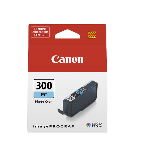 Mực in Canon PFI-300 Photo Cyan Ink Cartridge (4197C001)