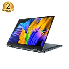 Laptop Asus Zenbook 14 Flip OLED UP5401ZA-KN005W (Core™ i5-12500H/8GB/512GB/Intel Iris Xe/14.0-inch 2.8K/Cảm ứng/Win 11/Pine Grey)