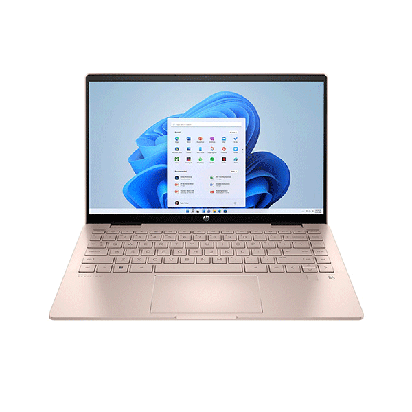 Laptop HP Pavilion x360 14-ek0055TU 6L293PA (i7 1255U/16GB/512GB SSD/14FHD Touch/VGA ON/Win11/Gold/ Pen)