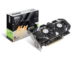 Card màn hình MSI GTX 1050Ti 4GT OCV1 (4GB GDDR5, 128-bit, DVI+HDMI+DP)