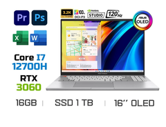 Laptop Asus Vivobook Pro 16X OLED N7601ZM-MX196W (i7-12700H/RAM 16GB/1TB SSD/ Windows 11)