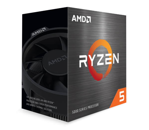 CPU AMD Ryzen 5 5500 3.6 GHz (4.2 GHz with boost)/16MB cache/6 cores 12 threads/socket AM4/65 W)