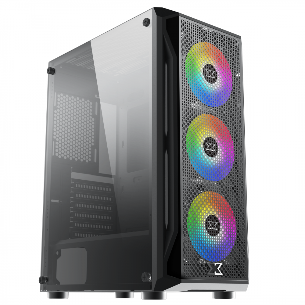 Case XIGMATEK GAMING X 3FX (EN46188) - GAMING ATX, KÈM 03 FAN XIGMATEK X20ARGB