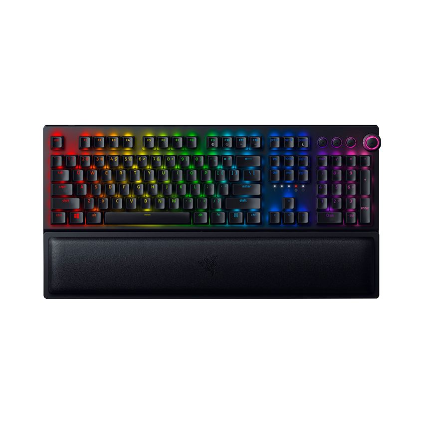 Bàn phím Không dây Razer BlackWidow V3 Pro (USB Wireless/Green switch/Bluetooth) (RZ03-03530100-R3M1)