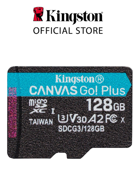 Thẻ nhớ Kingston Canvas Go Plus MicroSD 128GB SDCG3/128G