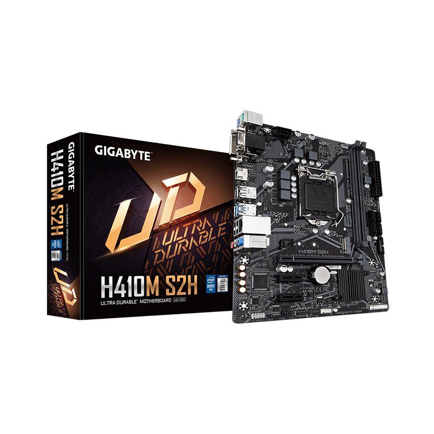 Mainboard Gigabyte H410M-S2H (Intel H410, Socket 1200, m-ATX, 2 khe Ram DDR4)